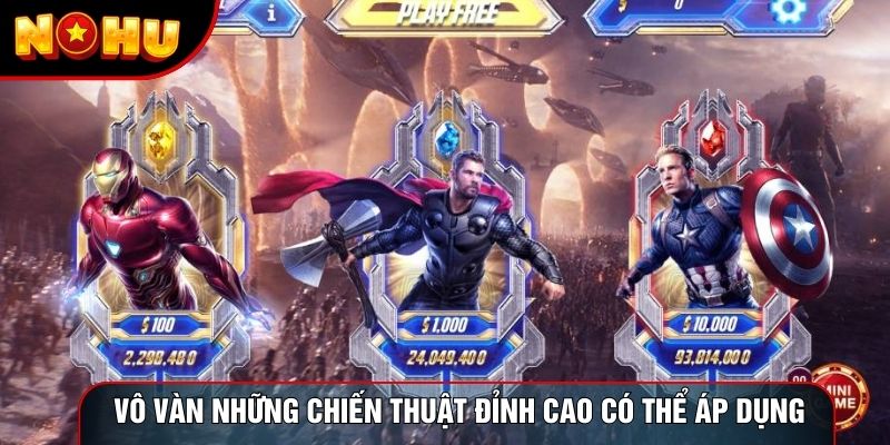 Vô vàn những chiến thuật đỉnh cao có thể áp dụng Vô vàn những chiến thuật đỉnh cao có thể áp dụng